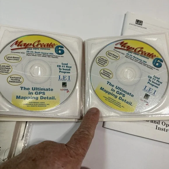 Lowrance iFinder Expedition C GPS & WAAS  Receiver Includes Manuals Map Create 6 - Picture 14 of 15